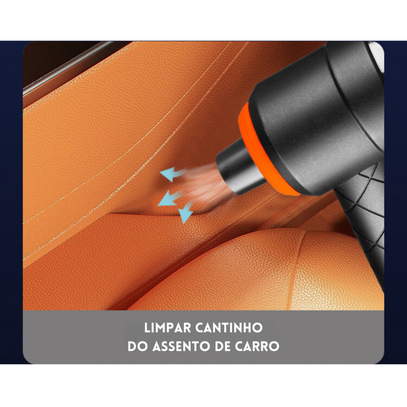 Mini Aspirador Soprador Vácuo 2 Em 1 De Ar Portátil Usb Para Carro Casa