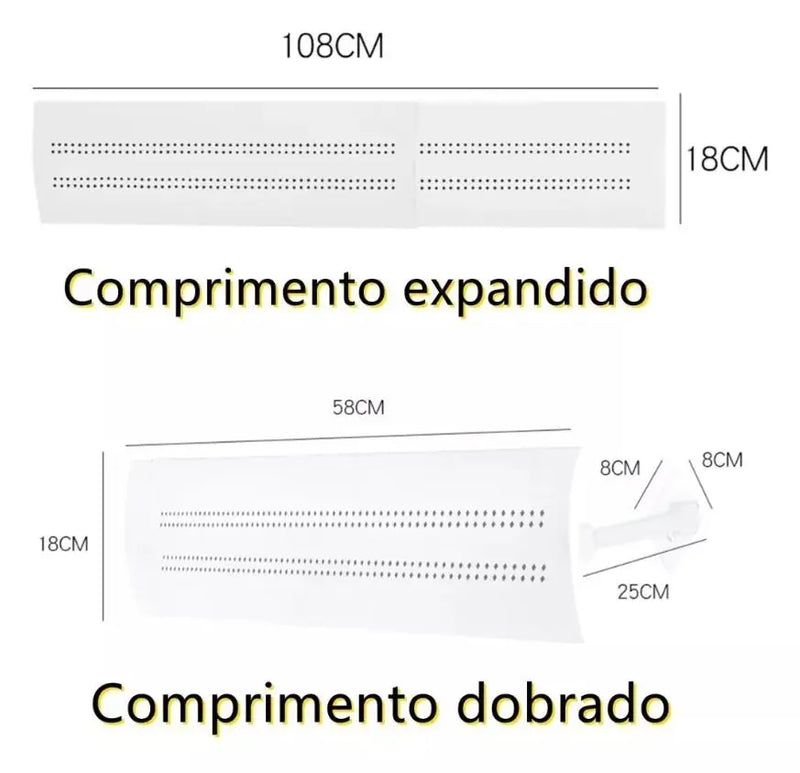 Defletor de Ar Condicionado Split