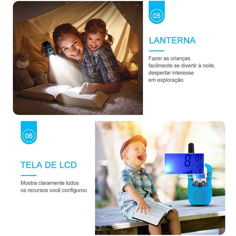 Walkie Talkie Portátil infantil - Seu Bene Express