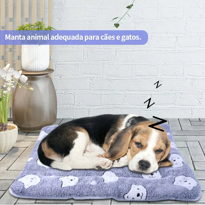 Cobertor peludo - serve como caminha para seu pet - Seu Bene Express