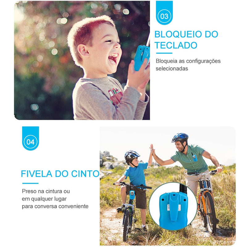 Walkie Talkie Portátil infantil - Seu Bene Express